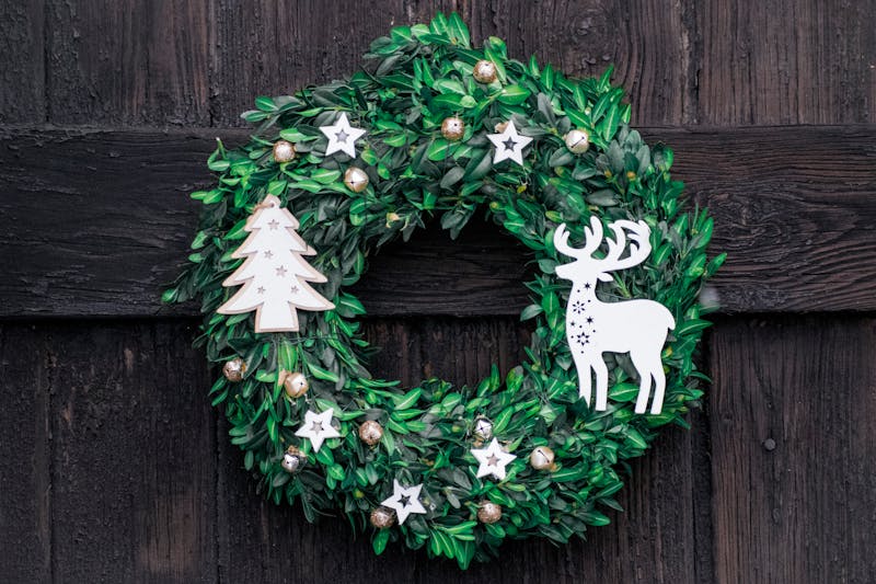 Summer floral arrangement with bright tropical flowers