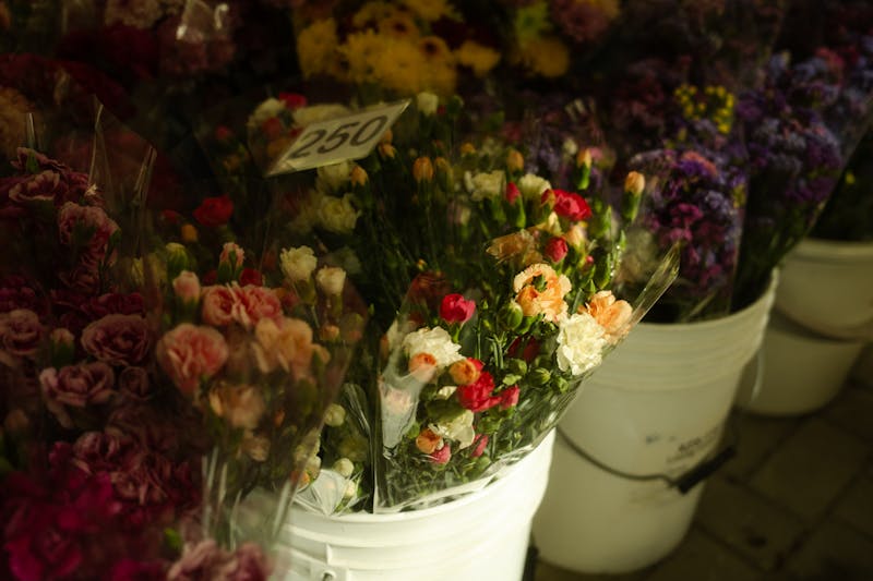 Mixed Spring Garden bouquet with seasonal flowers